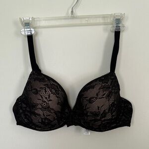 Elegant Black Lace Bra